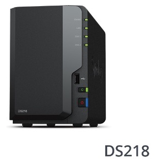 二手 Synology 群暉 DS218+ NAS (2Bay/Realtek/2GB) 網路儲存伺服器