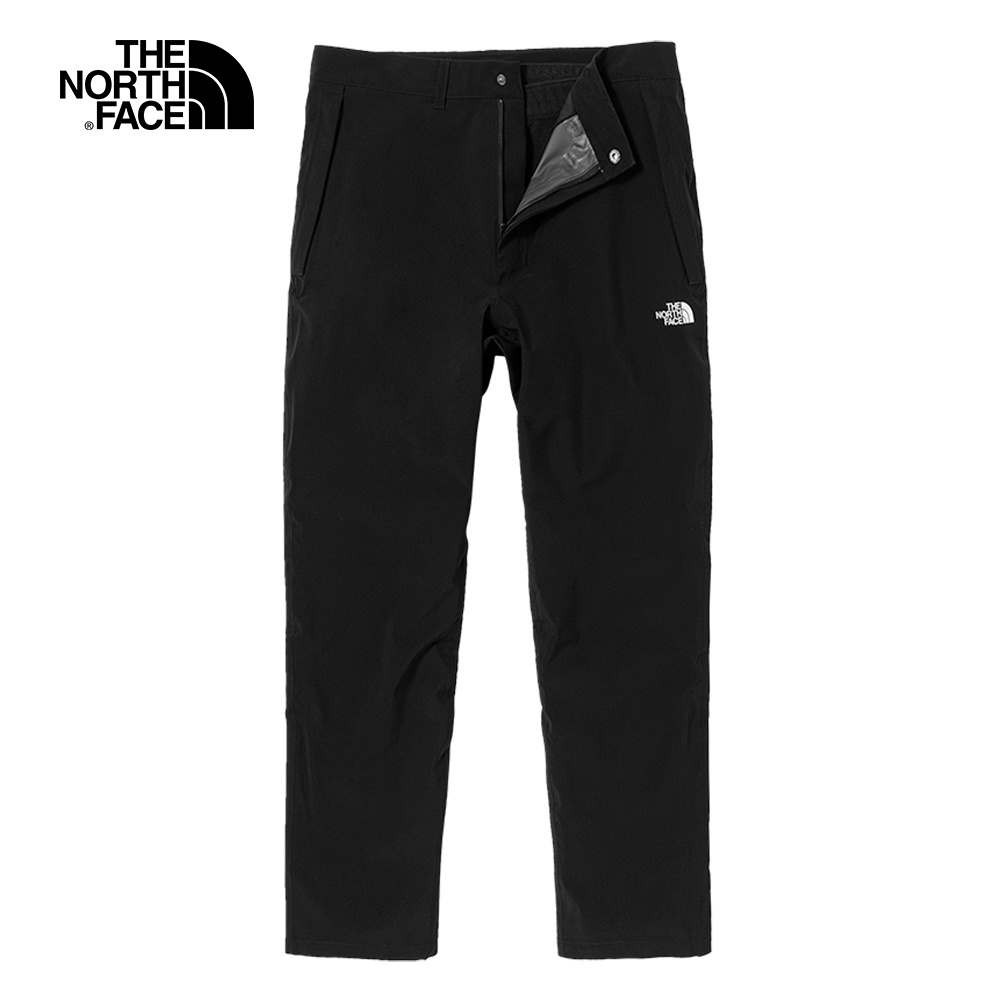 The North Face北面男款黑色防水透氣二合一可拆卸衝鋒褲｜5AXZJK3