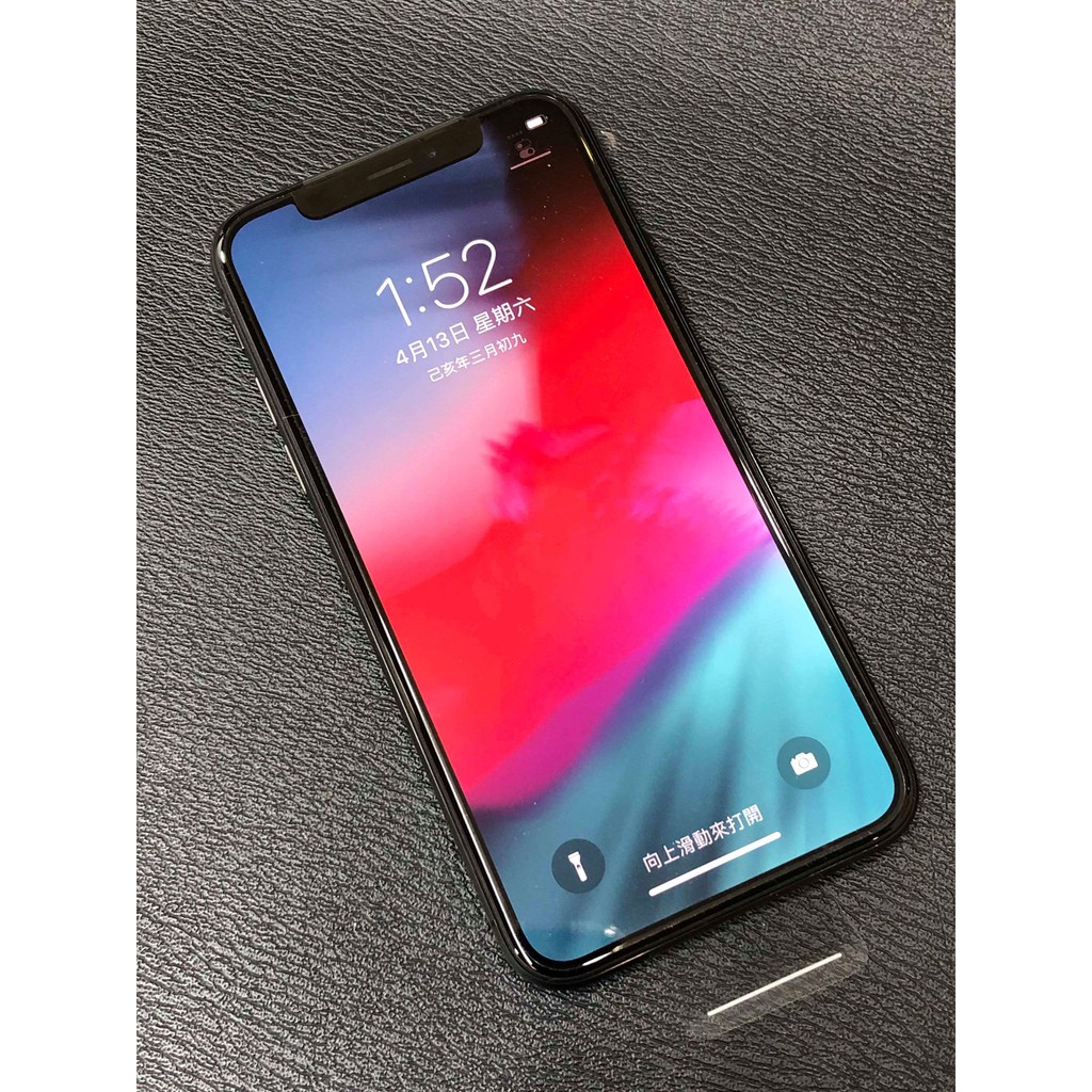 iPhone X 太空灰 256G (原廠整新機，膜未撕未使用)，外觀漂亮，電池健康度100%（編號IX5015）