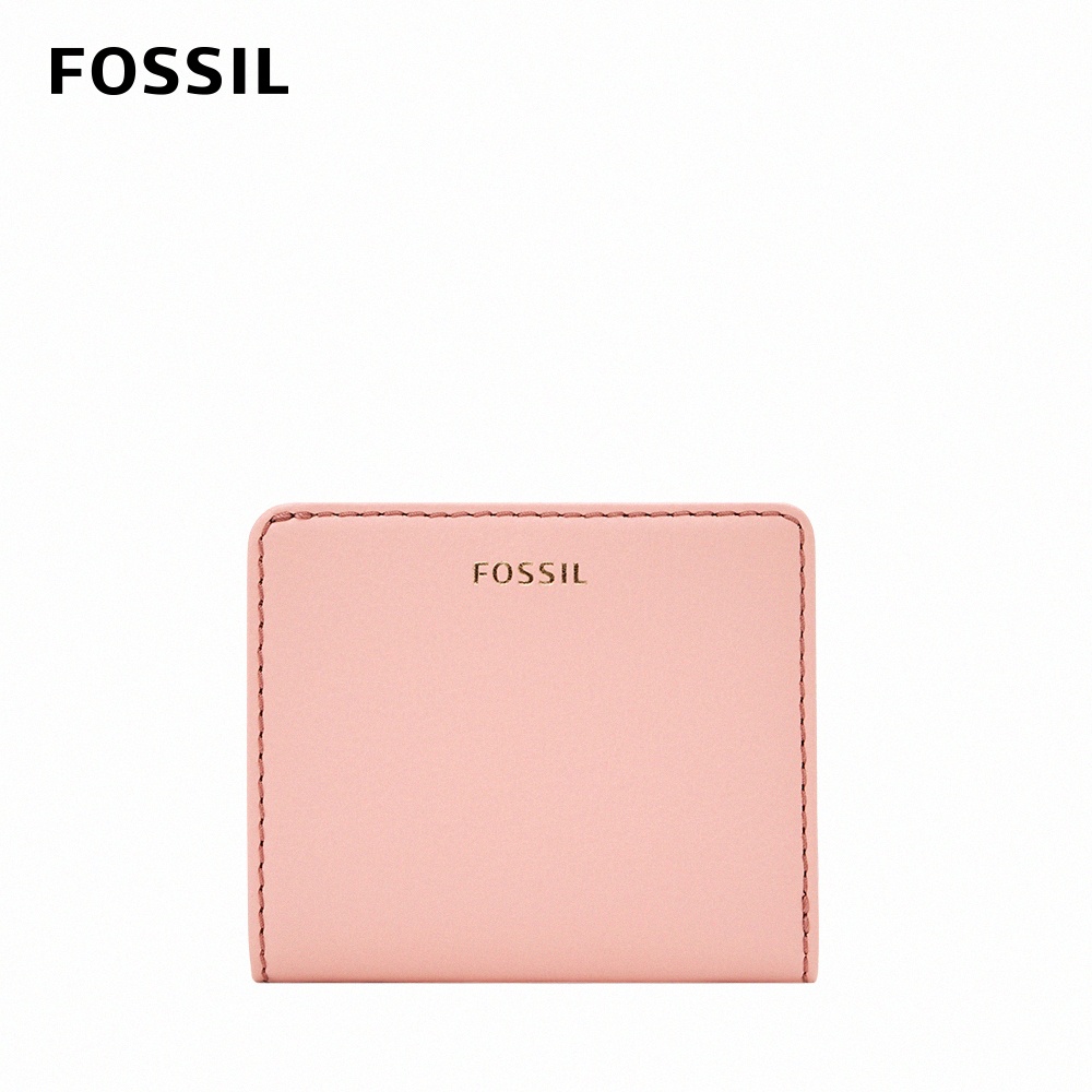 FOSSIL Madison 真皮經典短夾-粉色 SWL2736429