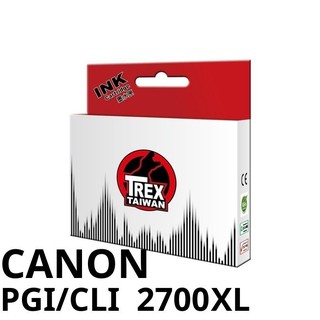【T-REX霸王龍】CANON PGI-2700XL 副廠相容墨水匣