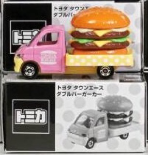 TOMY TOMICA 非賣品 麥當勞 集點 滿額 贈品 粉紅 雙層 漢堡車 漢堡 薯條車 薯條 貨車 卡車 貨卡