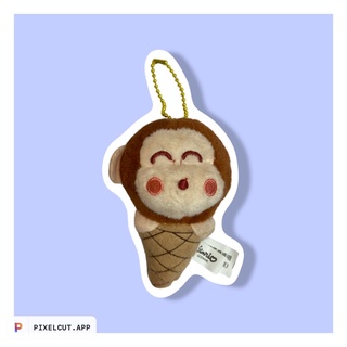 《便宜賣》新年禮物 吊飾 掛飾 Sanrio三麗鷗 猴子 娃娃 玩偶 冰淇淋 猴子冰淇淋造型吊飾 情人節禮物 生日禮物