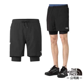 【美國 The North Face】男款 FlashDry-XD 閃電快乾耐磨運動短褲 /特價7折/黑 3LE7