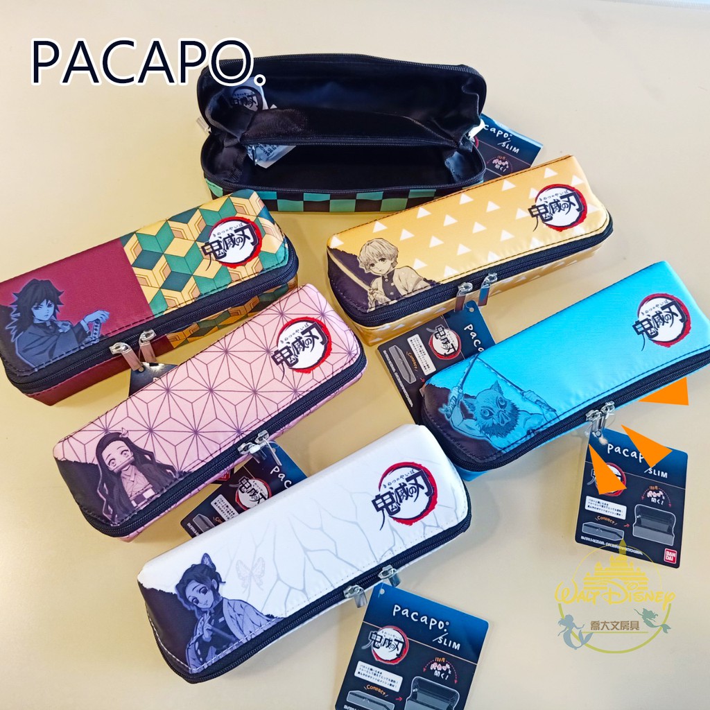 鬼滅之刃pacapo 180度大開口筆袋6款日本正版授權 蝦皮購物