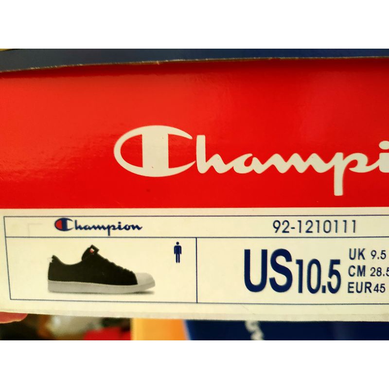 Champion  小白鞋 貝殼鞋 休閒運動鞋 10.5號
