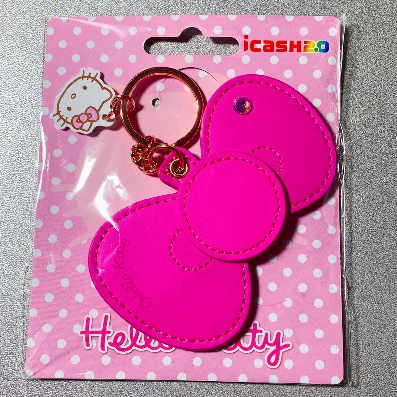 Hello Kitty 7-11 iCache 2.0 悠遊卡 皮革 鑰匙圈