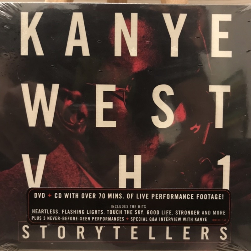 [東岸饒舌] Kanye West - VH1 Storytellers CD+DVD 2009 全新品 超限量
