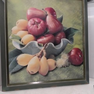 吉祥靜物水果蓮霧枇杷油畫餐廳掛畫水果掛畫行65*60cm-- 65100041721