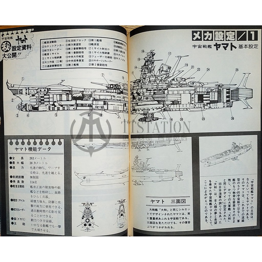 1977 初代宇宙戰艦大和號畫冊宇宙戦艦ヤマト松本零士遊星炸彈古代進沖田十三 蝦皮購物
