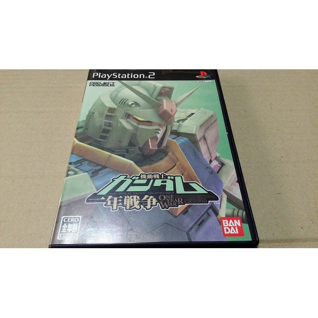 Ps2 機動戰士鋼彈一年戰爭無刮 蝦皮購物