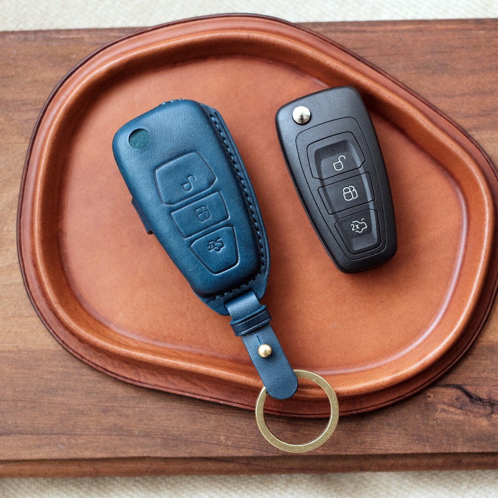 【寓吉】福特 Ford Fiesta 1.0 Ecoboost 鑰匙皮套 汽車鑰匙套