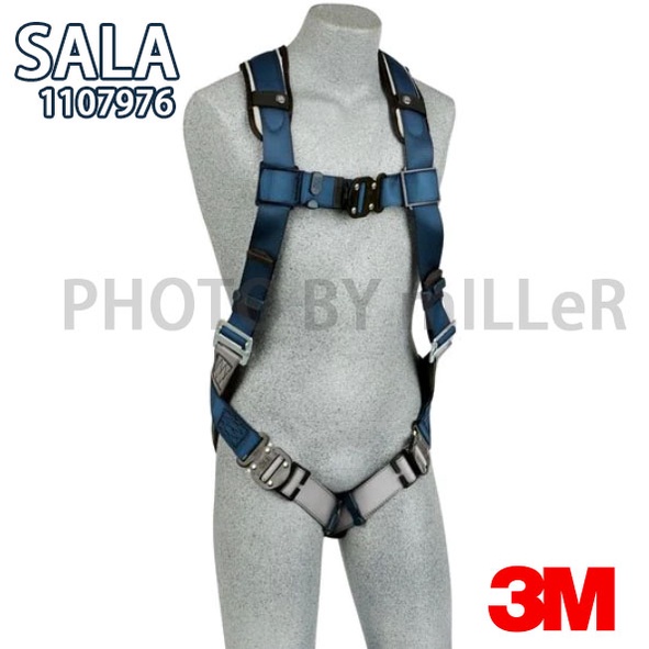 【含稅-可統編】高階型背負式安全帶 3M SALA 1107976 快速安全插扣胸帶 腿帶 內置肩部、背部和腿部舒適襯墊