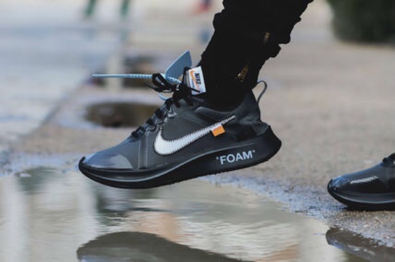 nike off white zoom fly fit