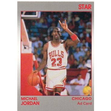 NBA 球員卡 Michael Jordan MJ 1990-91 Star AD Card