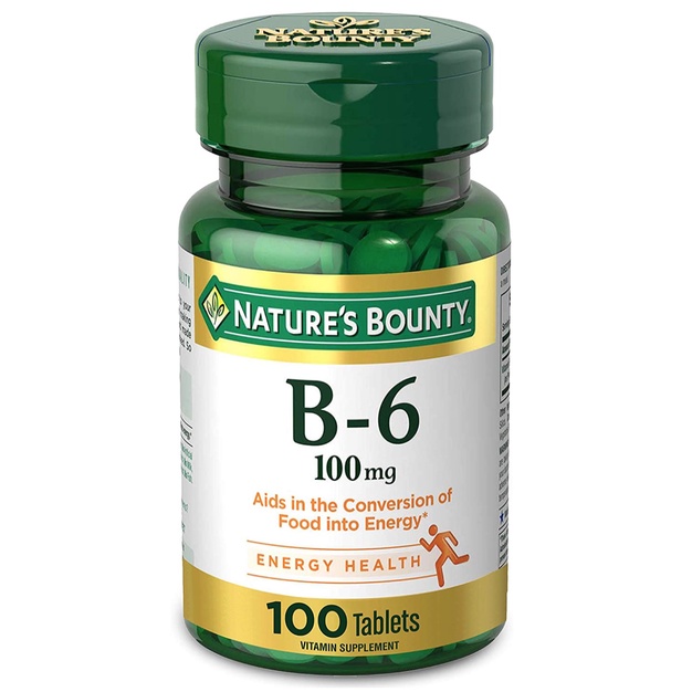 滿額免運 自然之寶 Nature's Bounty 維生素 維他命 B群 B6 B-6 100mg/100顆
