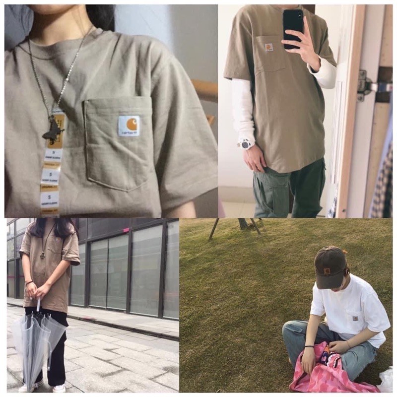 carhartt k87重磅數 沙色s(女也可穿)