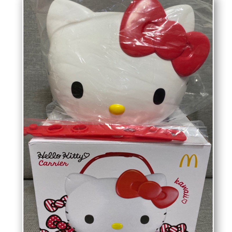 麥當勞 台灣版 Hello Kitty萬用置物籃 提籃 車用野餐盒 便當盒  萬用置物盒  #麥當勞