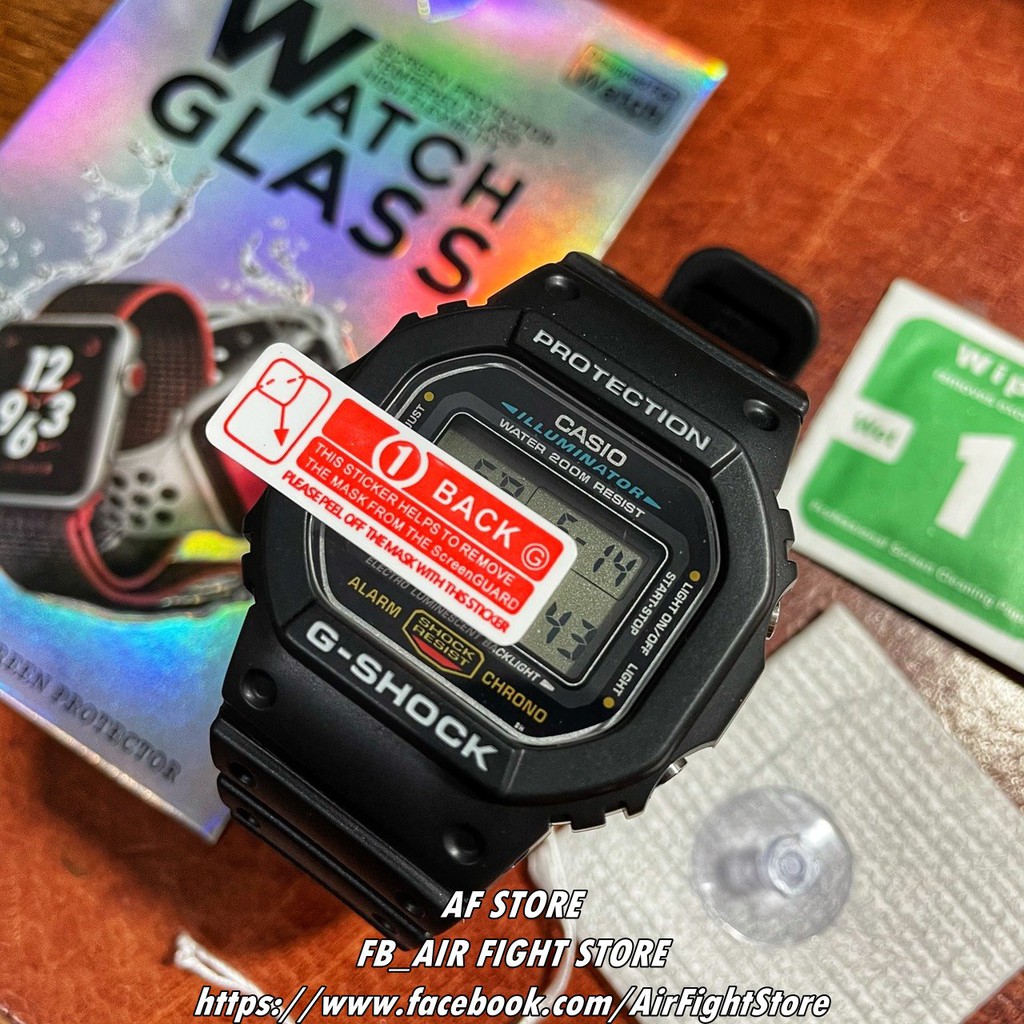 AF Store*台灣現貨 Casio G-Shock DW-5600 農家橡樹 鋼化玻璃 鋼化膜 保護貼 手錶專用