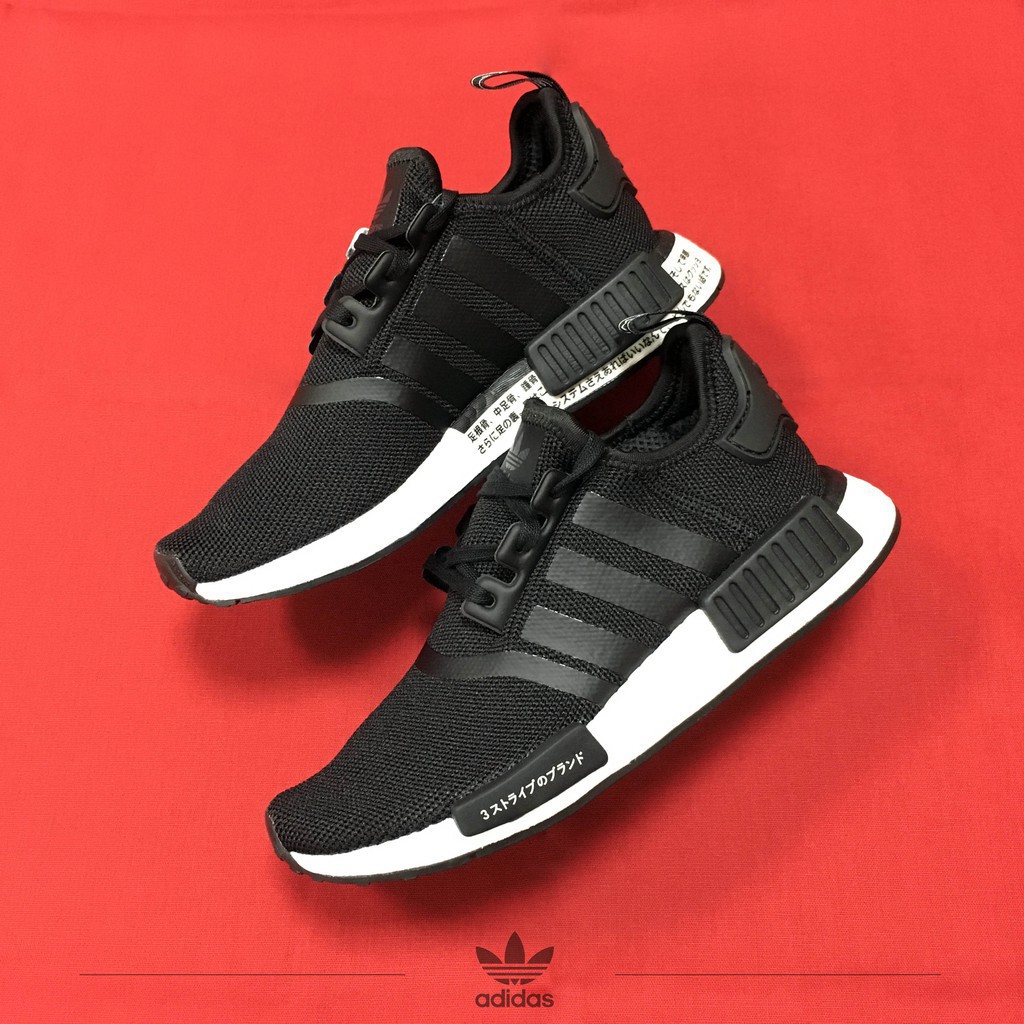 正品預購Adidas Originals NMD R1 黑色黑白日文CG6245 | 蝦皮購物