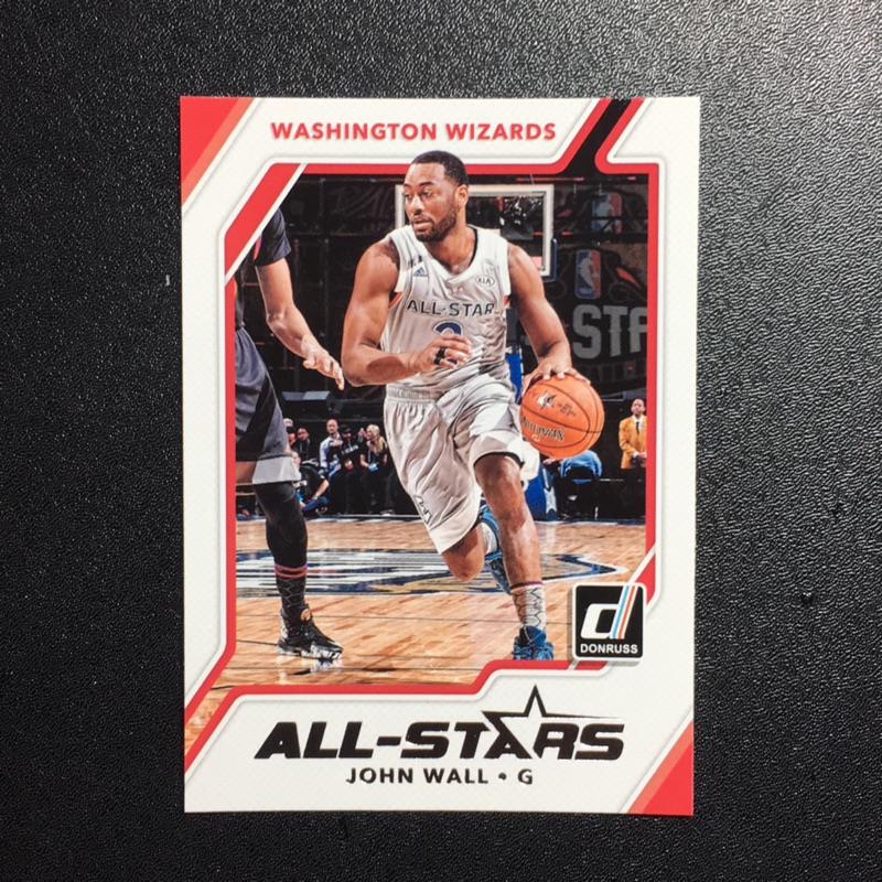 donruss 17-18 JOHN WALL 特卡 nba 球員卡 巫師 快艇