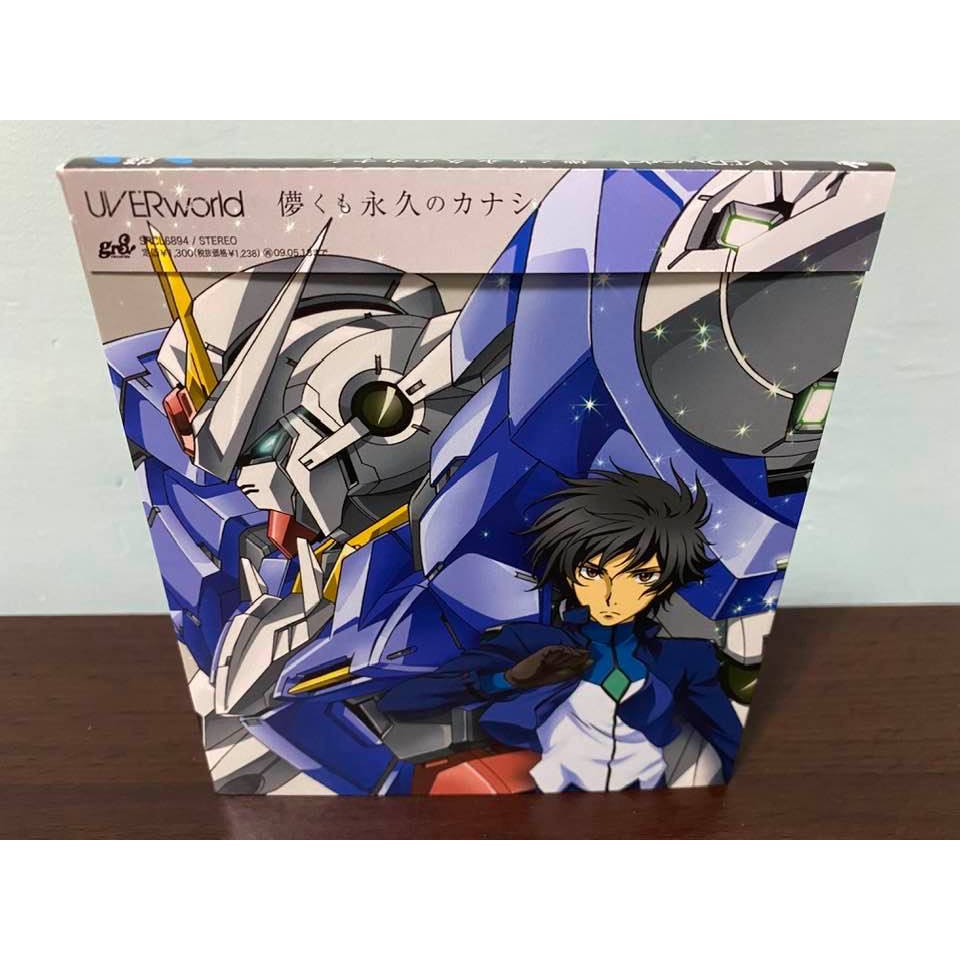 機動戰士鋼彈鋼彈日版通常盤cd 附錄卡uverworld 儚くも永久のカナシ 蝦皮購物