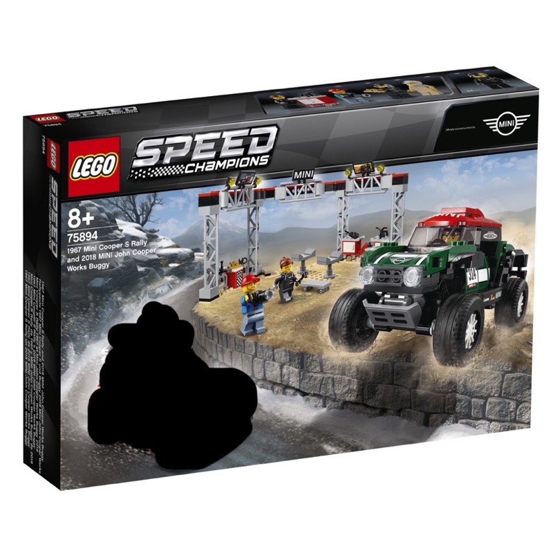Lego 75894 speed MINI cooper 拉力賽車 2、3號袋拆售 有盒 有說明書 有貼紙