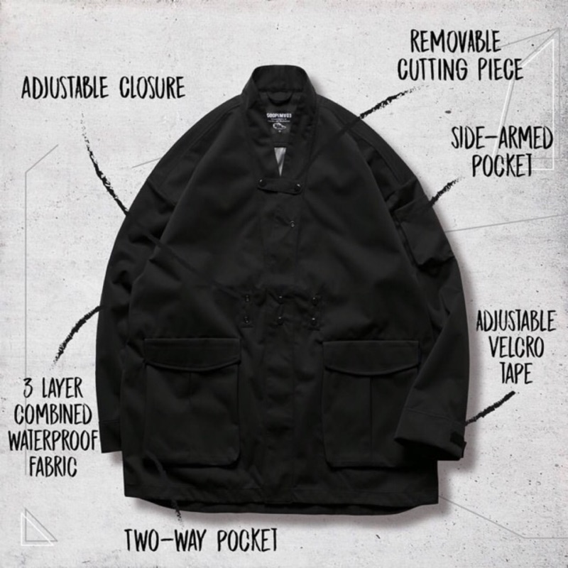 ジャケット・アウター GOOPiMADE 19SS N-DP. KIMONO Jacket black n dp . kimono jacket的價格推薦- 2026年4月| 比價比個夠BigGo