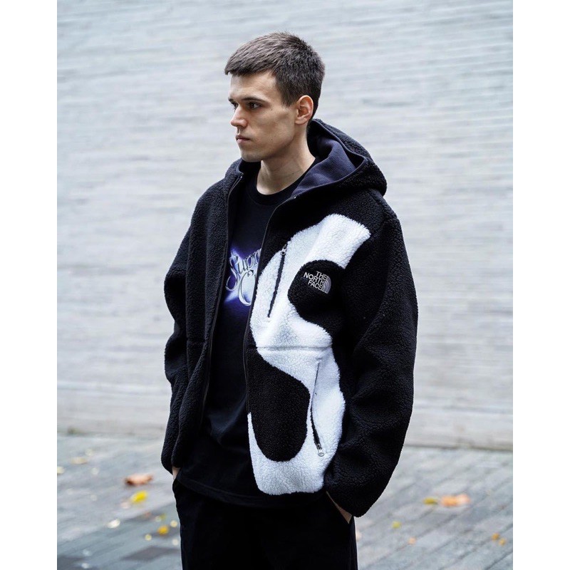 supreme/The North Face Sロゴ フリースジャケット