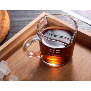 現貨! 雙嘴量杯 雙面刻度 玻璃咖啡杯 牛奶杯 耐熱玻璃杯 咖啡器具!