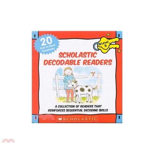 Decodable Readers Box Set Level B 彩色版 (20本書+CD)(有聲書)/Scholastic【三民網路書店】