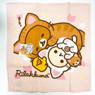 [日本帶回] Rilakkuma 拉拉熊 懶懶熊 小白熊 甜心熊 牛奶熊 小雞 小黃雞 純棉 紗布 毛巾 San-X
