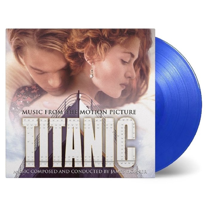 電影原聲帶 / 詹姆斯‧霍納 Titanic鐵達尼號 首批限量2LP藍膠唱片彩膠唱片