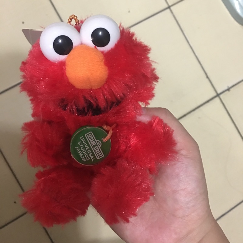 日本環球影城帶回 正版芝麻街Elmo 吊飾