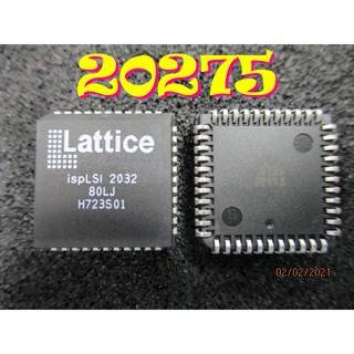 【全冠】LATTICE ISPLSI2032-80LJ44◇PLCC-44 CPLD 32MC 1K Gates 5V
