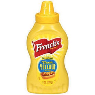 美國French's法式熱狗大亨堡專用經典黃芥末醬-擠壓瓶
