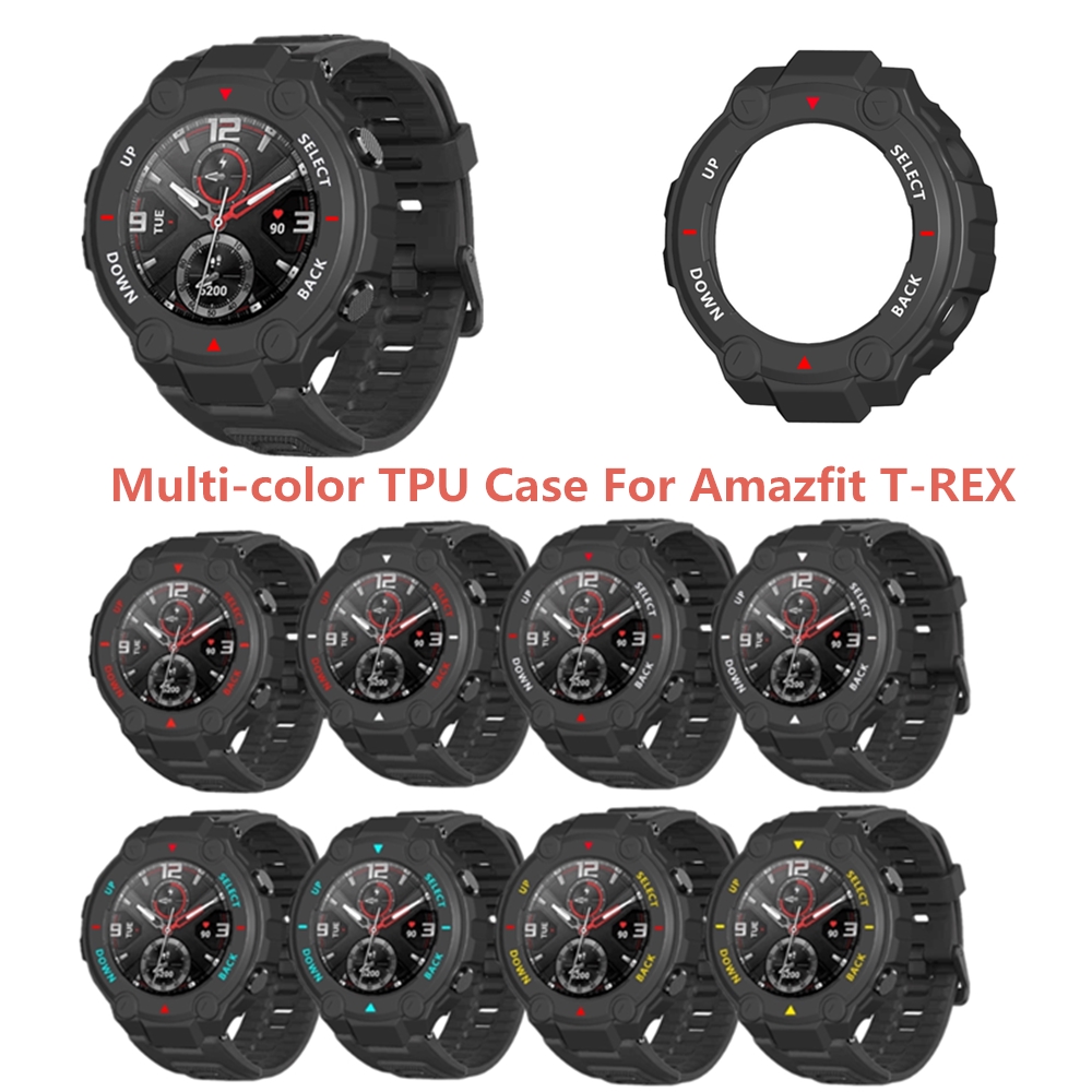 適用於 華米 Amazfit T-Rex Pro手錶保護殼 霸王龍戶外運動手錶保護殼 華米A1918通用手錶替換錶殼