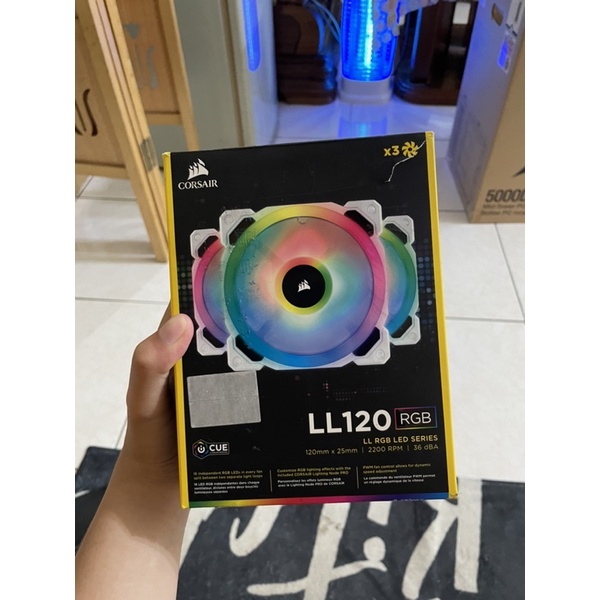 CORSAIR 海盜船 LL120 RGB LED 白色三入組 不含控制器