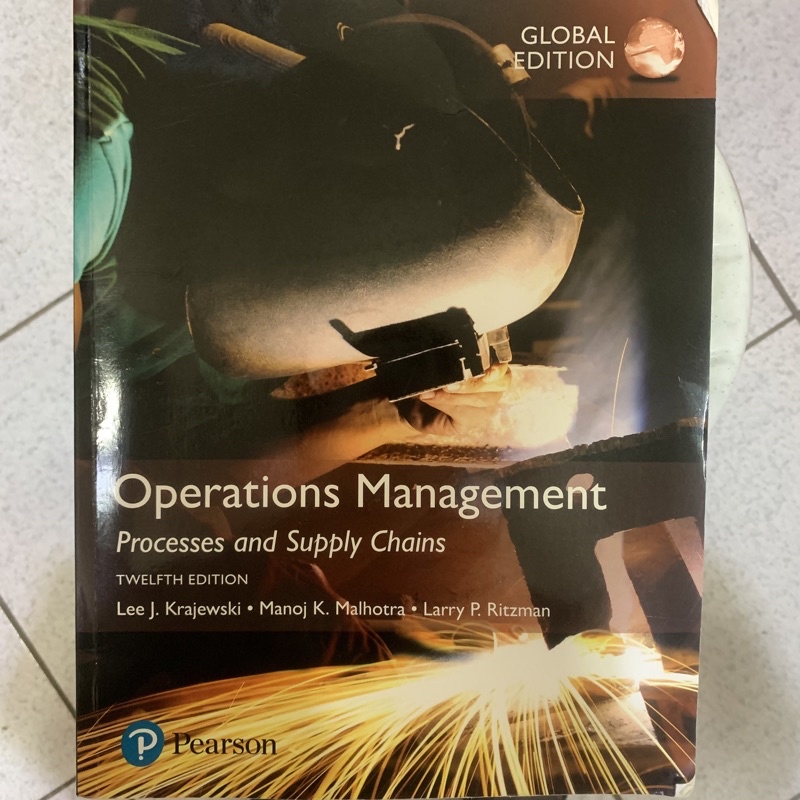 Operations Management 12/e Krajewski 作業管理 二手