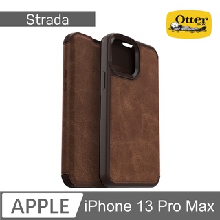 OtterBox iPhone 13 Pro Max Strada步道者系列真皮掀蓋保護殼手機套