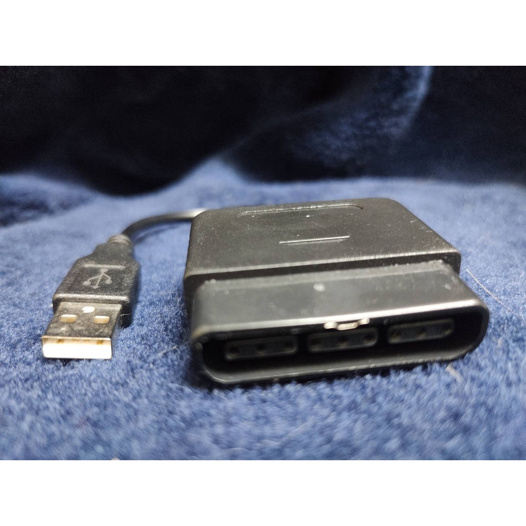 pc/ps2/ps3配件 PS2手把 轉USB PC PS2轉PS3 轉接線 USB Ps3手把轉換器 支援震動 轉換線