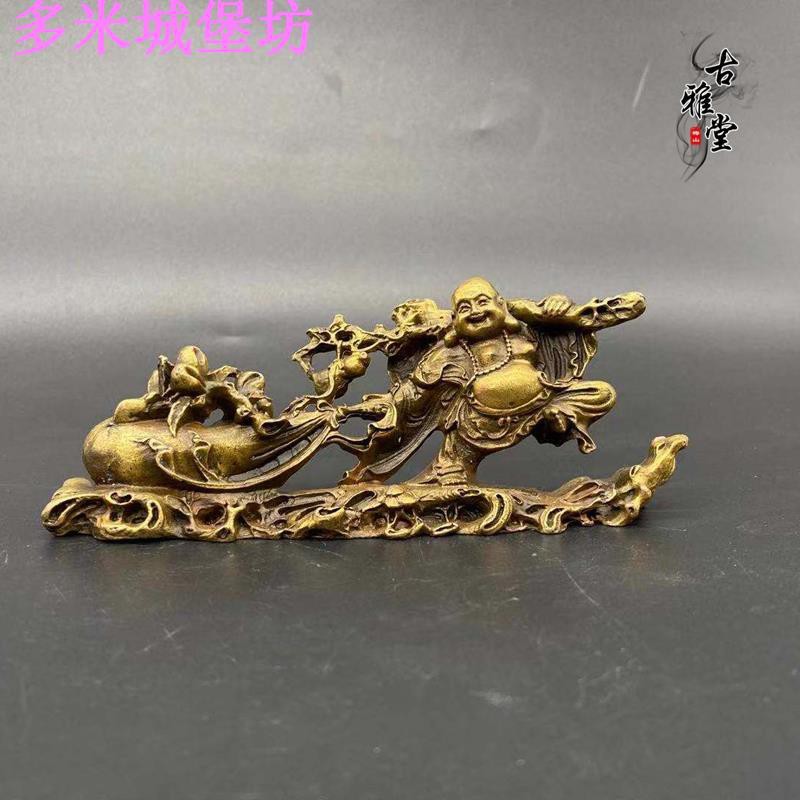 古玩銅器収蔵老銅仏像小擺件老貨旧貨老物件農村収