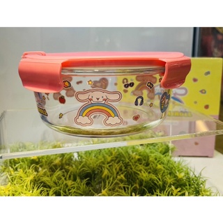 三麗鷗 Sanrio 大耳狗 玻璃保鮮盒 圓形保鮮盒 保鮮盒 夢時代 來店禮
