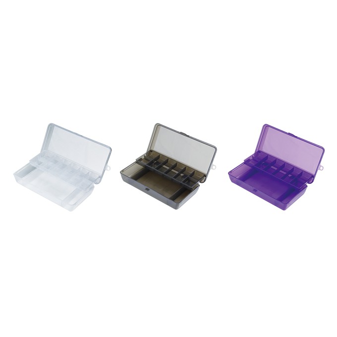 🎣投釣用品社🔺OGK🔺兩層 假餌 釣具盒 工具箱 (透明紫色)