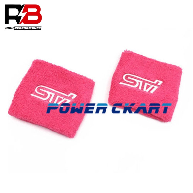 SUBARU Sti 離合器剎車油箱油箱蓋襪子適用於斯巴魯翼豹 WRX EJ20 粉色/藍色