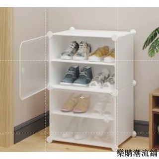 【樂購】aj鞋盒收納盒透明塑膠簡易家用抽屜式小鞋架神器宿舍多層收納鞋櫃【簡易】