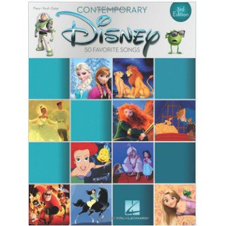 disney迪士尼-當代暢銷曲選(50首)鋼琴譜3版 超級大本
