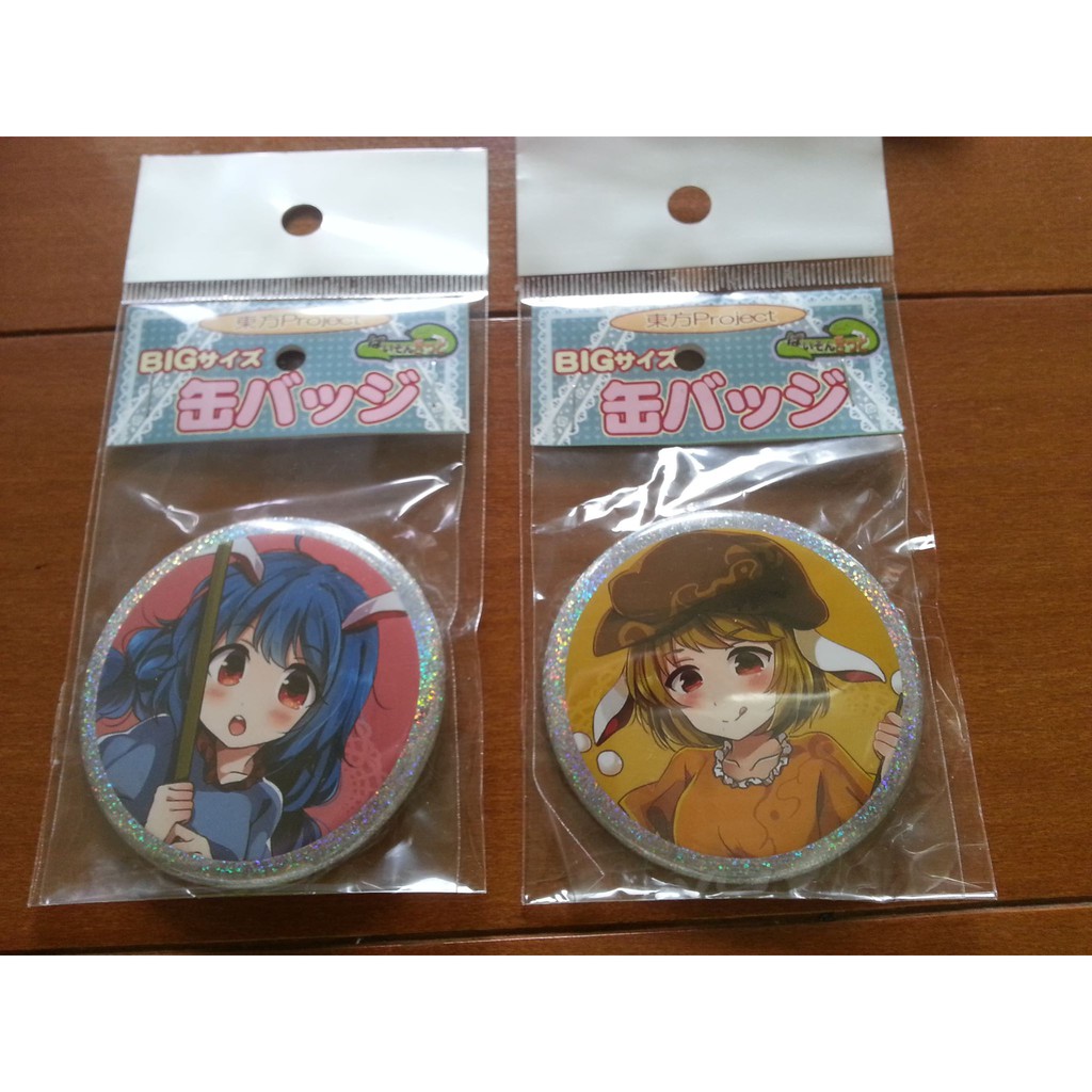 幻想鄉香霖堂 東方project 我鄉月兔清蘭與鈴瑚口愛胸章 缶バッジ 蝦皮購物