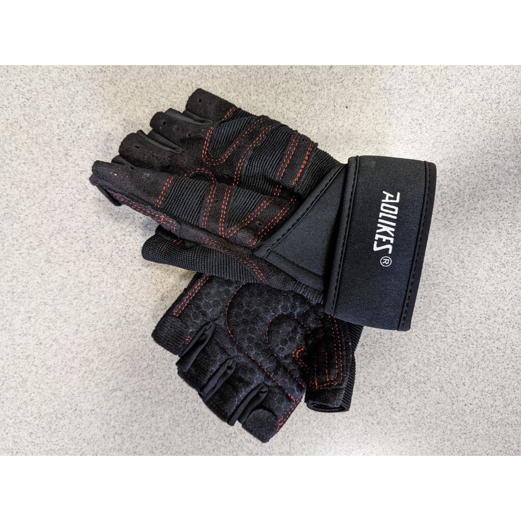 AOLIKES 109 舉重半指手套 (一雙) 運動護具 手套 健身手套 運動手套
