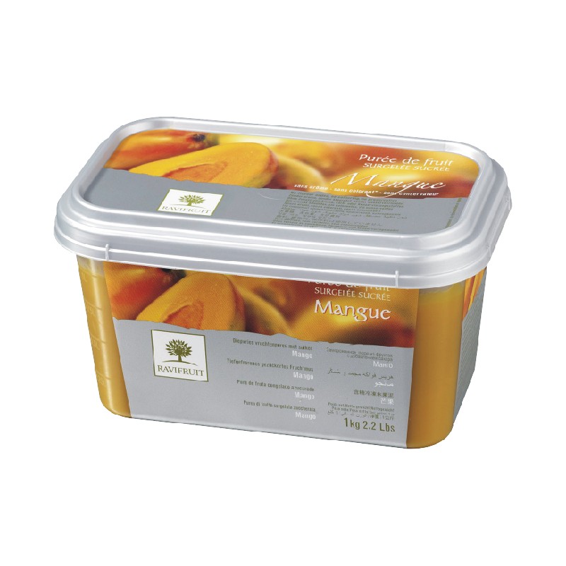 【幸福烘焙材料】法國 樂比 RAVIFRUIT 冷凍芒果果泥1kg (需低溫宅配)